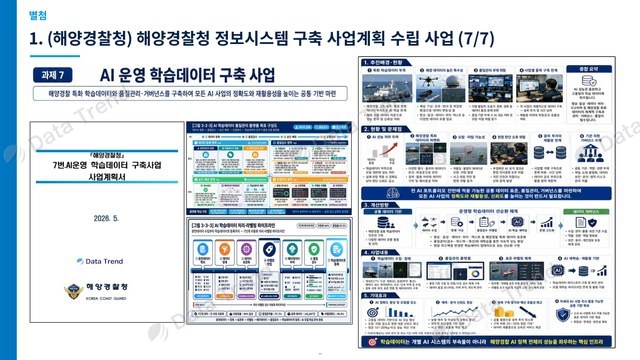 해양경찰 발표자료 슬라이드 9